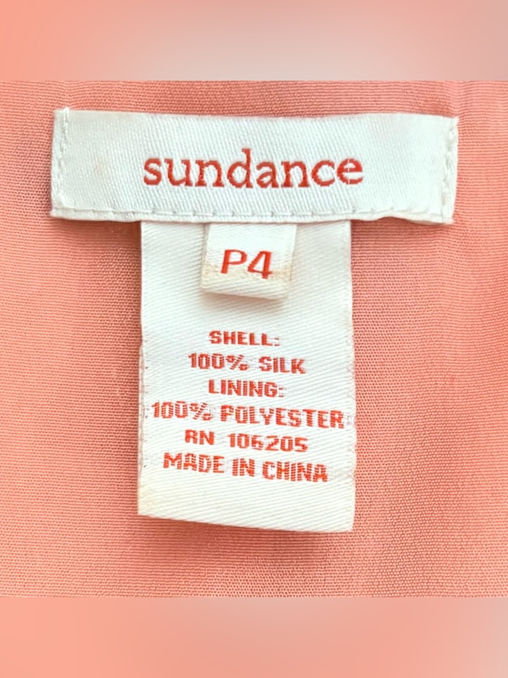 Sundance, Floral Ruffle Wrap Dress in Rust Orange, 4P - Picture 3 of 8